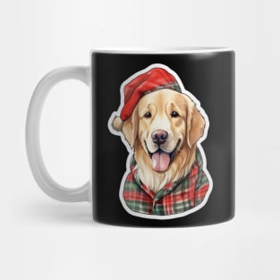 Golden Retriever Christmas Mug